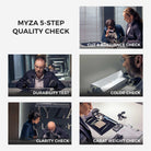 MYZA 1 Carat Ring Moissanite vs Diamond Price Comparison