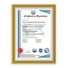 MYZA Moissanite Diamonds Jewelry ISO 9001 Certificate