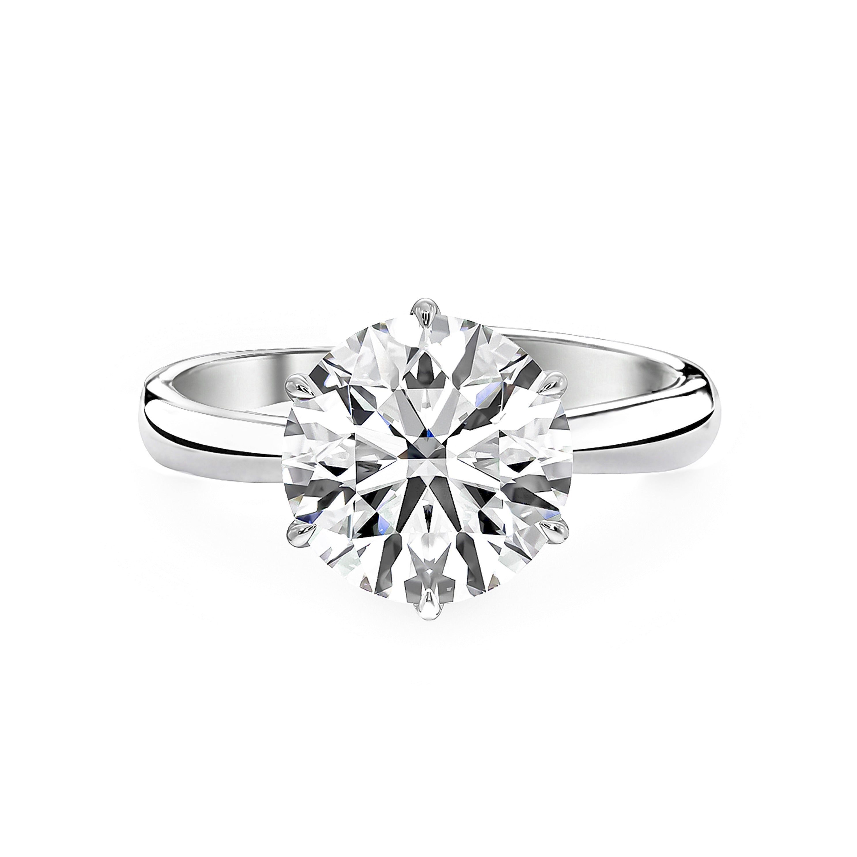 3-Carat MYZA Sterling Silver Ring - MYZA