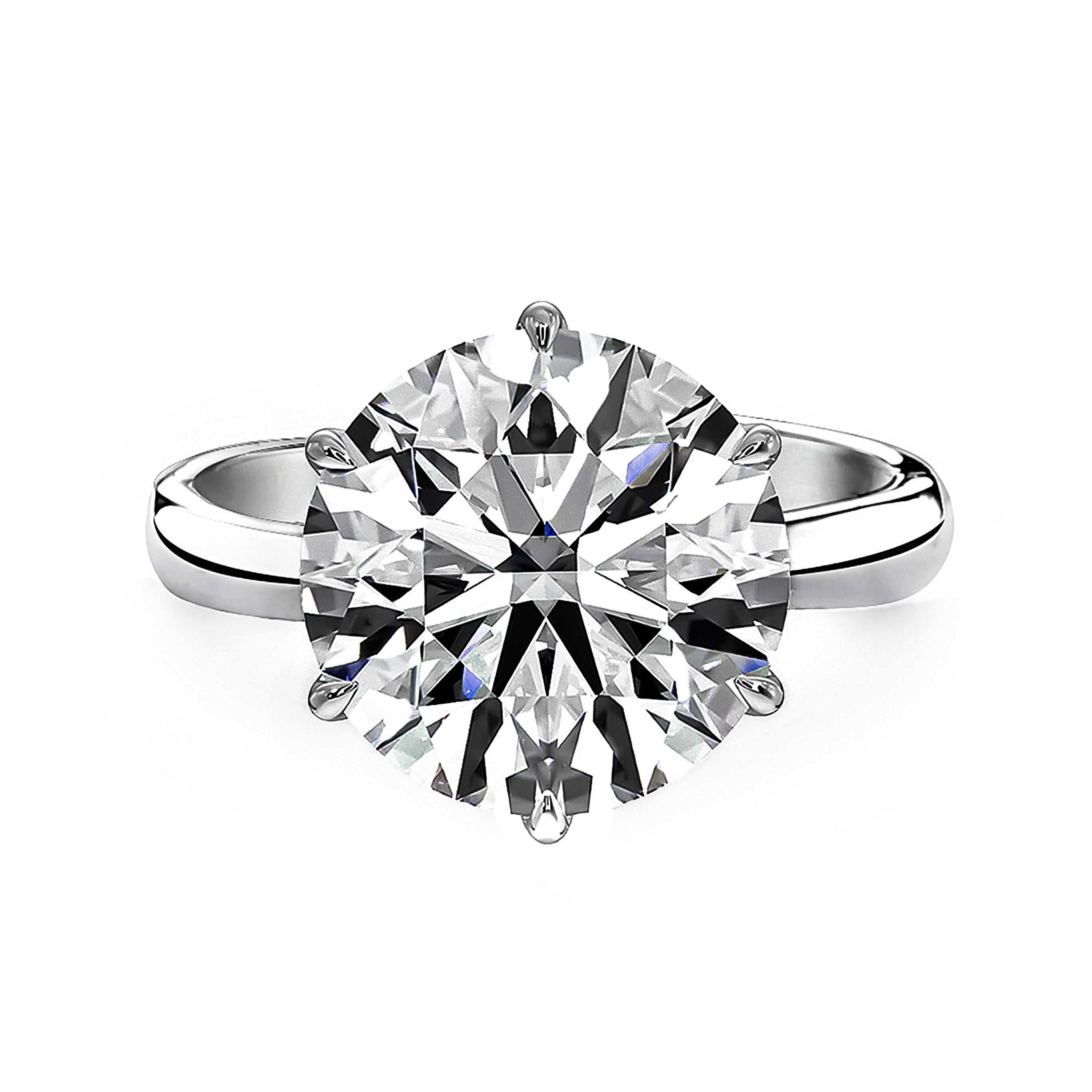 6-Carat MYZA Sterling Silver Ring - MYZA