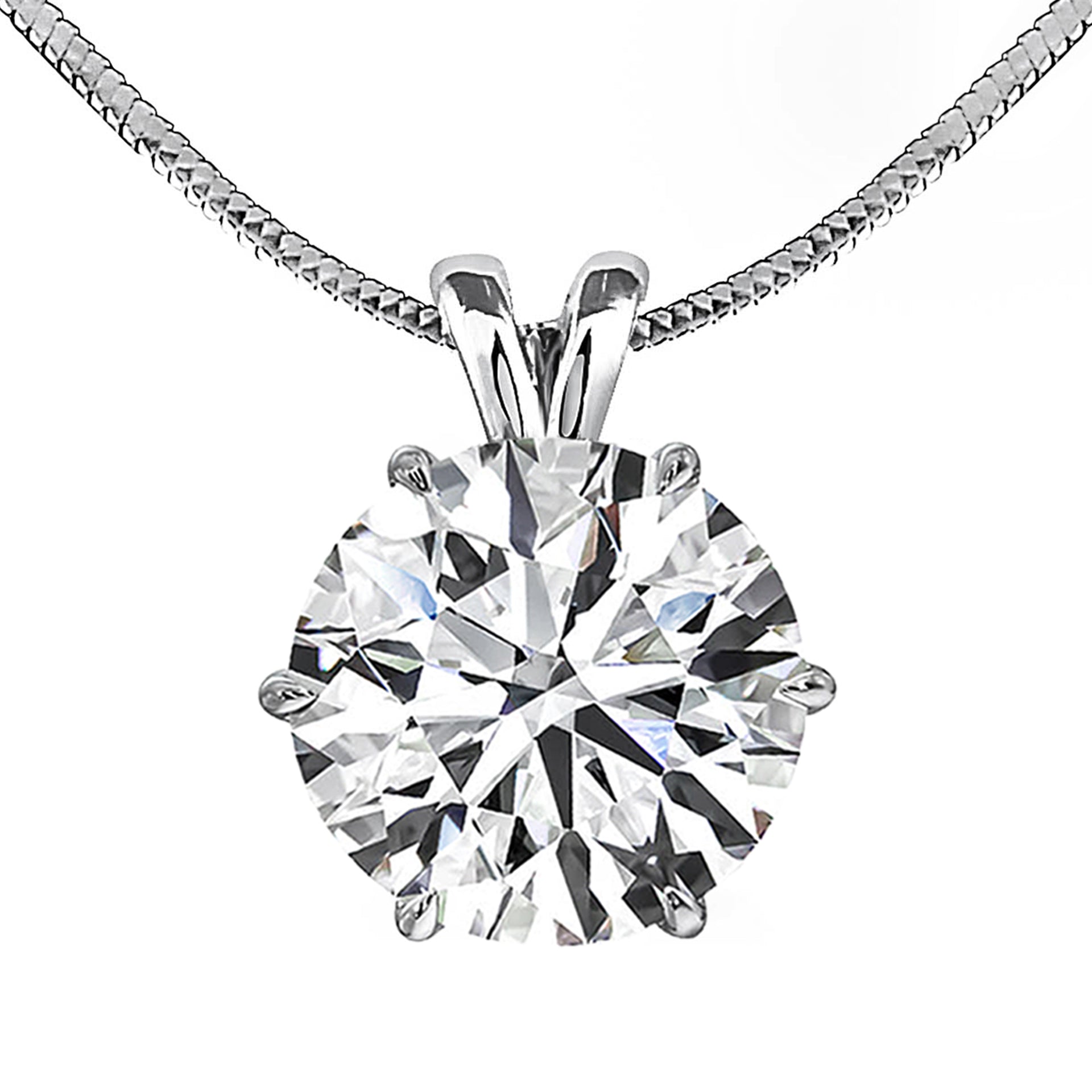 8-Carat MYZA Sterling Silver Necklace - MYZA
