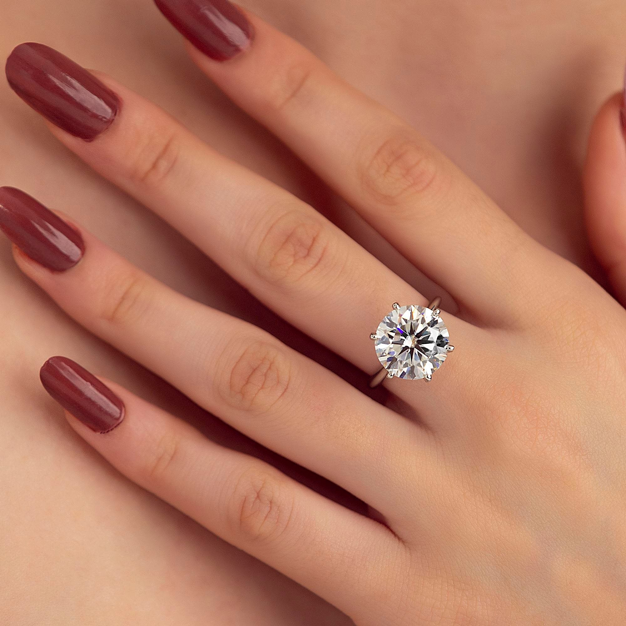 8-Carat MYZA Sterling Silver Ring - MYZA