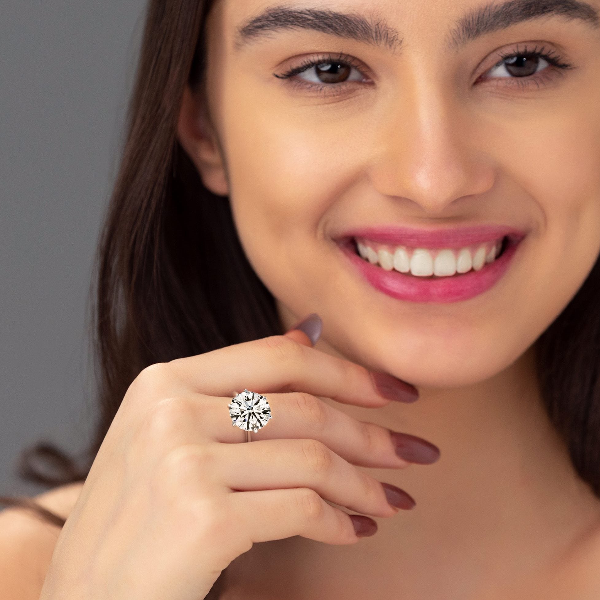 8-Carat MYZA Sterling Silver Ring - MYZA