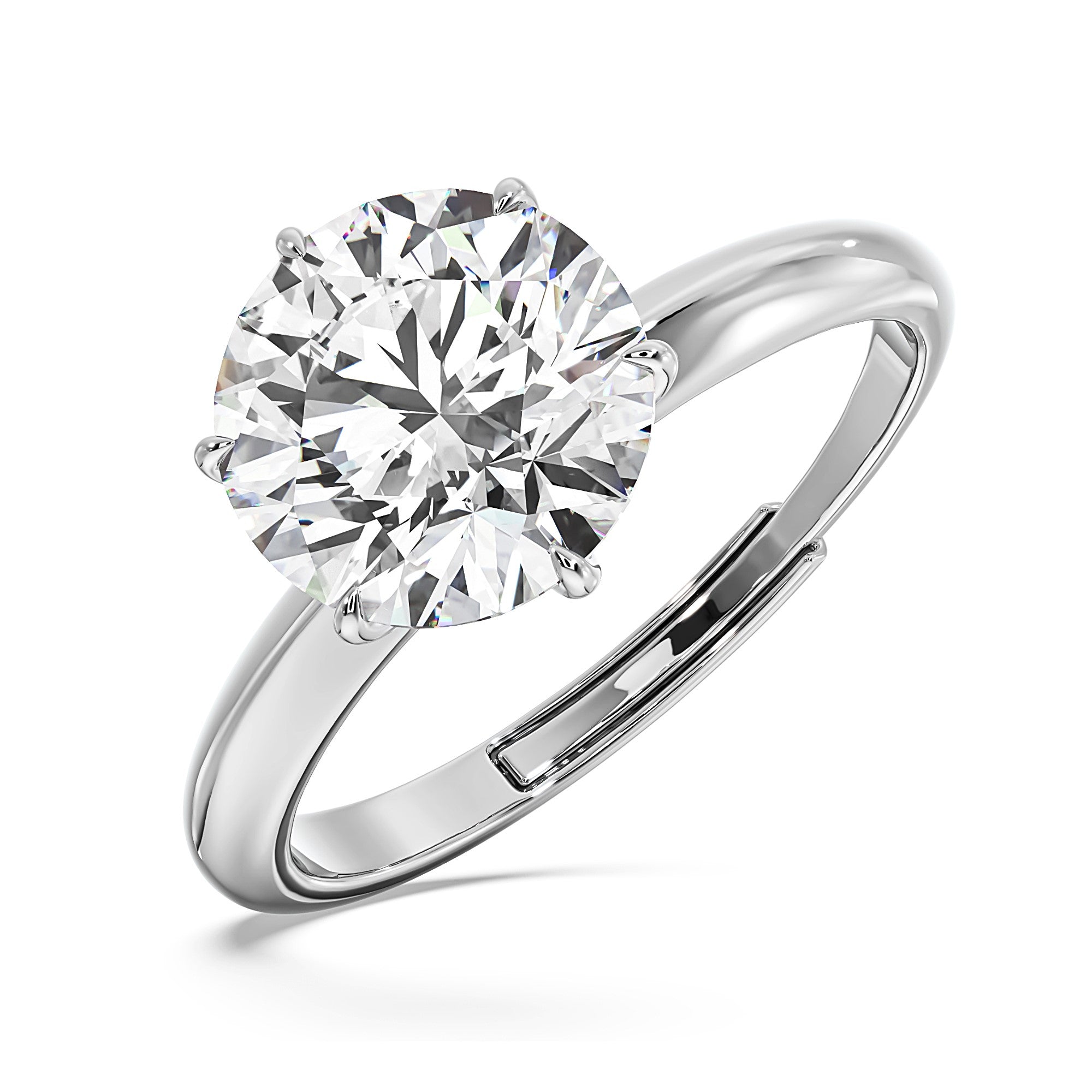 2-Carat MYZA Sterling Silver Ring - MYZA