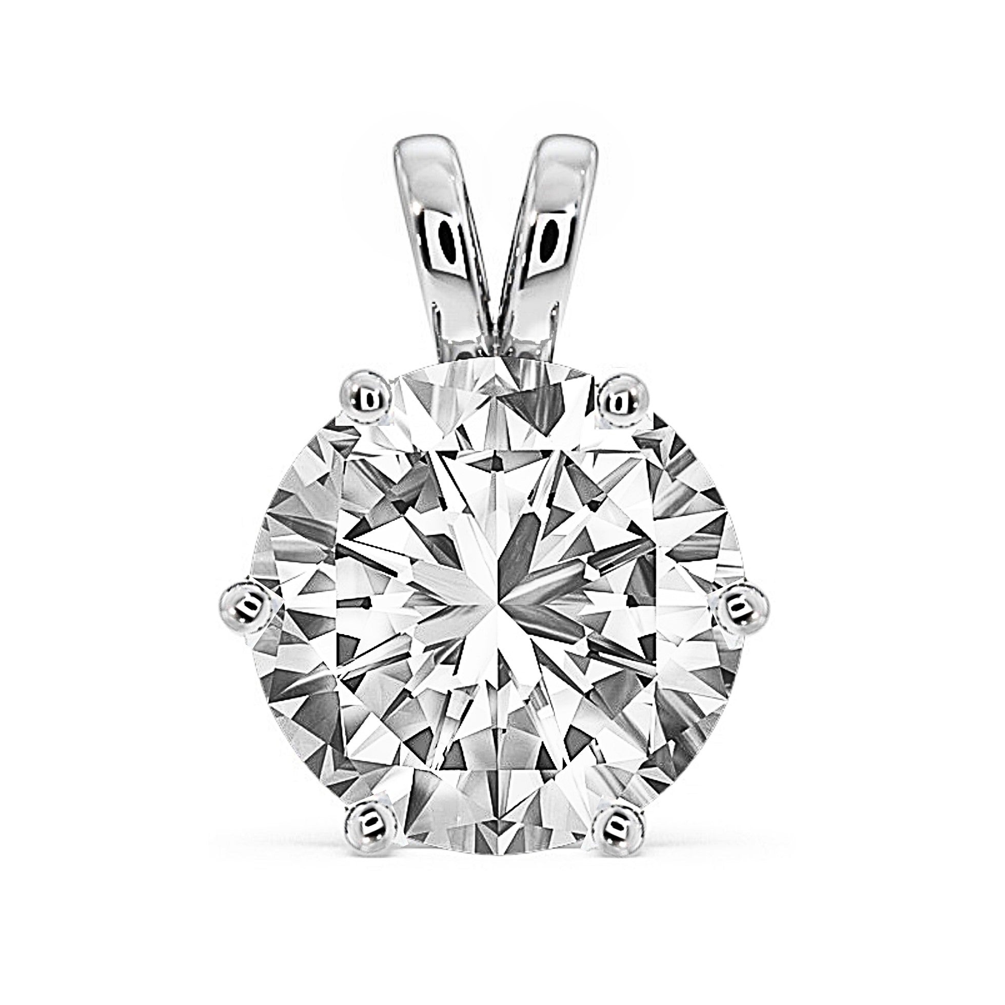 6-Carat MYZA Sterling Silver Necklace - MYZA