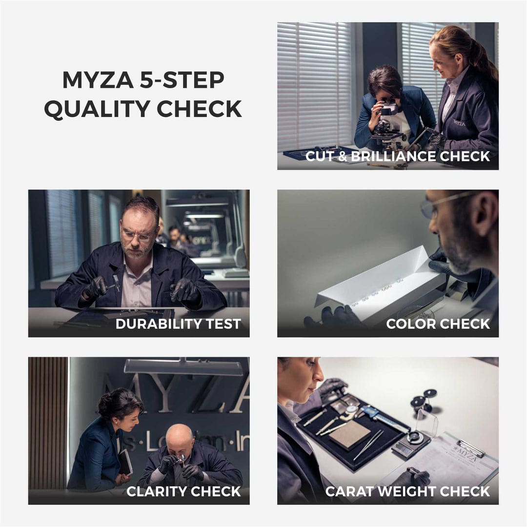 8-Carat MYZA Sterling Silver Necklace - MYZA