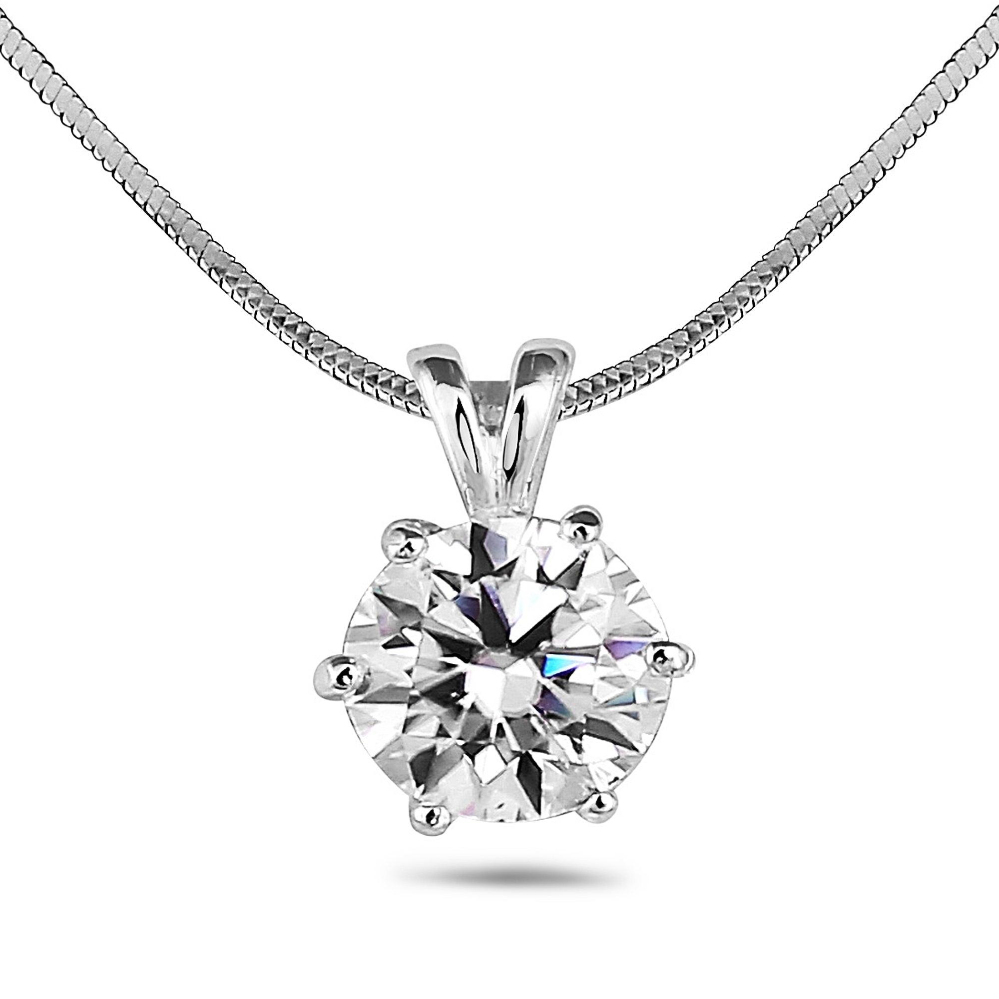 2-Carat MYZA Sterling Silver Necklace - MYZA