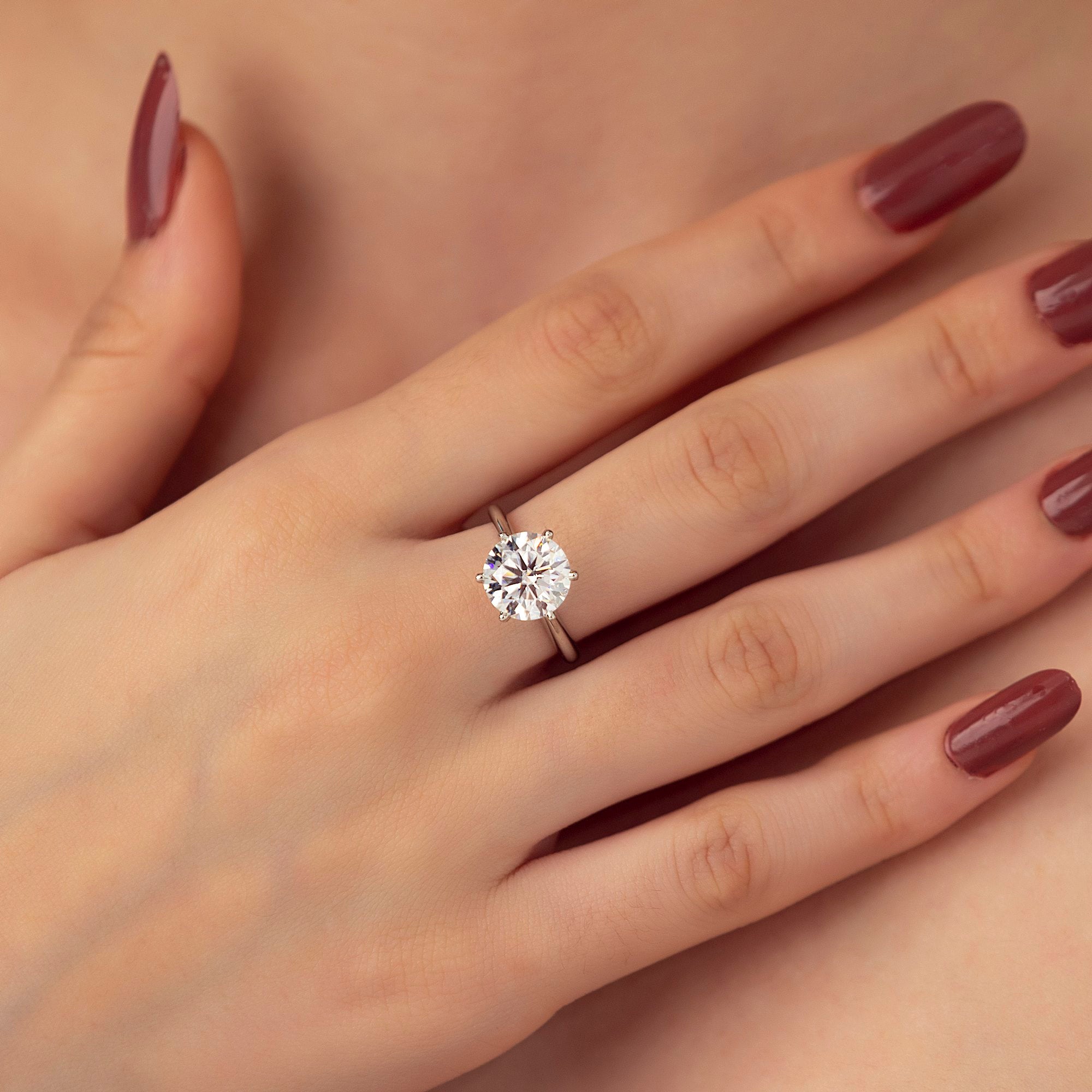 4-Carat MYZA Sterling Silver Ring - MYZA