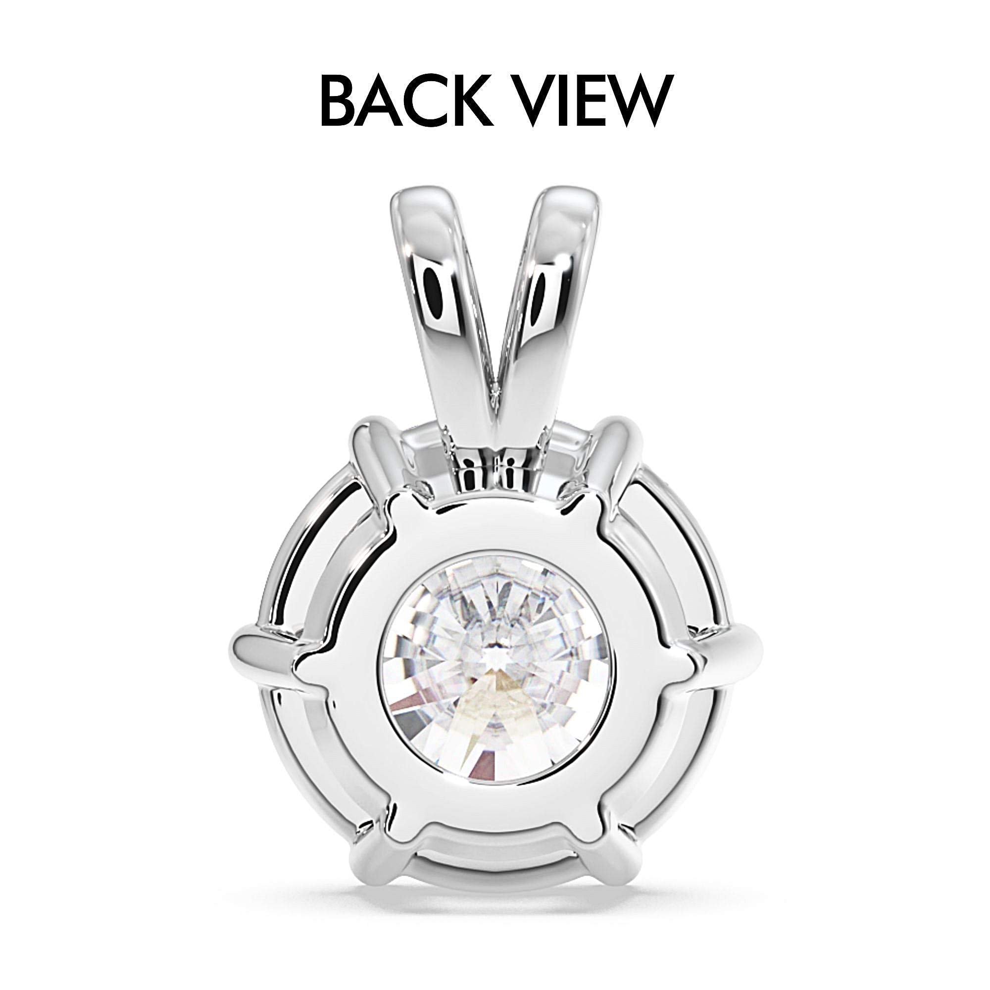 1-Carat MYZA Sterling Silver Necklace - MYZA