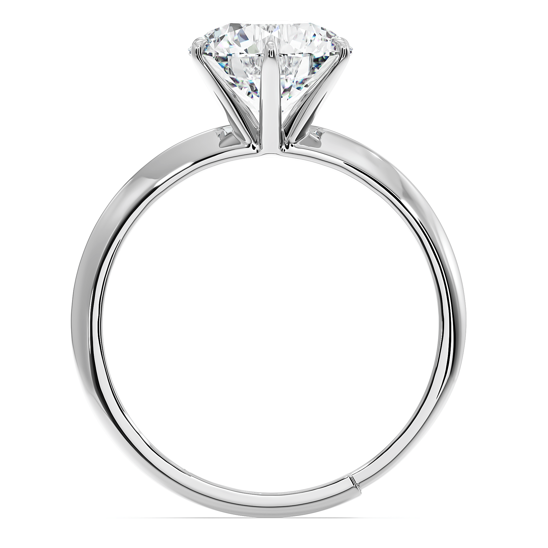 8-Carat MYZA Sterling Silver Ring - MYZA