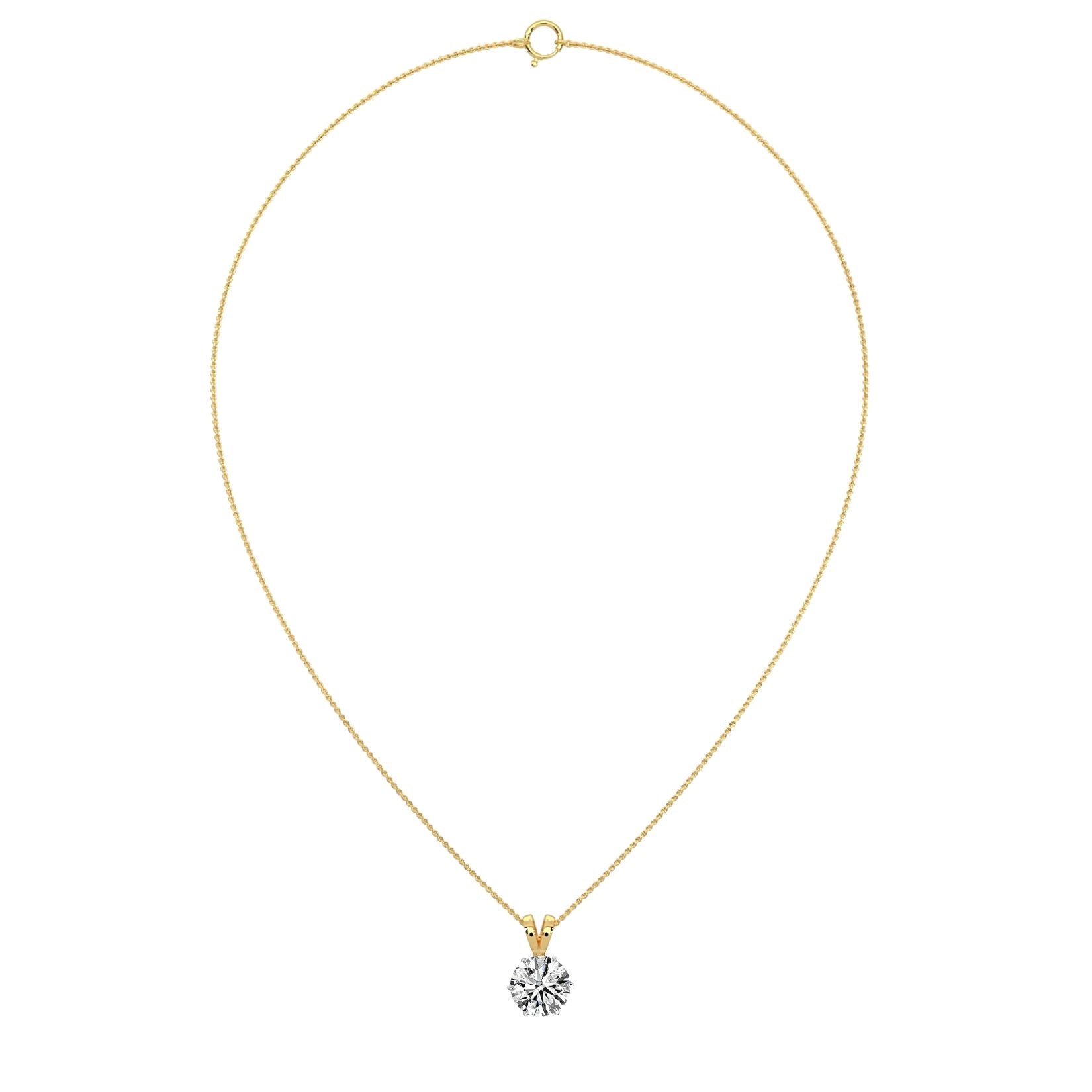 1-Carat (6.5 mm) Necklace