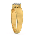 Myza 1-Carat Hallmark Gold Men's Ring - Signature Elegance for Men's Style, lab grown Diamond
