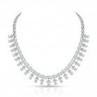 The MYZA Layered Floral Necklace is a poetic interpretation of a garden in full bloom, rendered in a breathtaking 30 carats of MYZA-certified lab-grown diamonds.
