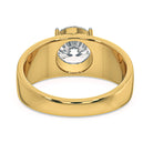 Myza 3-Carat Hallmark Gold Men's Ring - Affordable Luxury, Symbol of Love, Lab-Grown Diamond Elegance - Ideal for Gifting