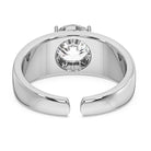 3-Carat MYZA Sterling Silver Men's Ring - Affordable Luxury Symbolizing Love & Elegance