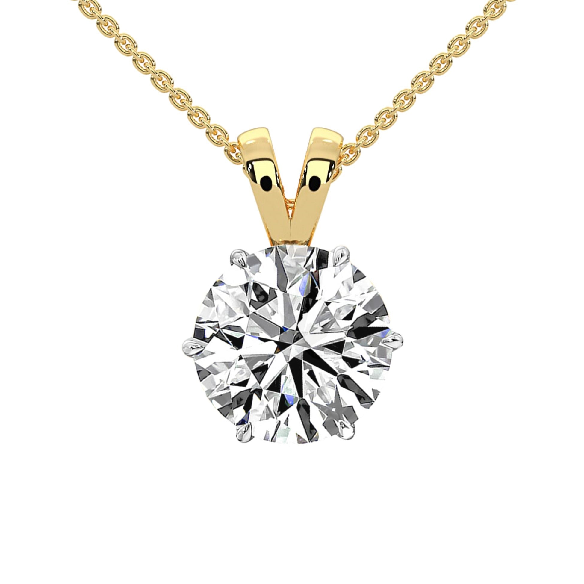 3-Carats (9.0 mm) Necklace