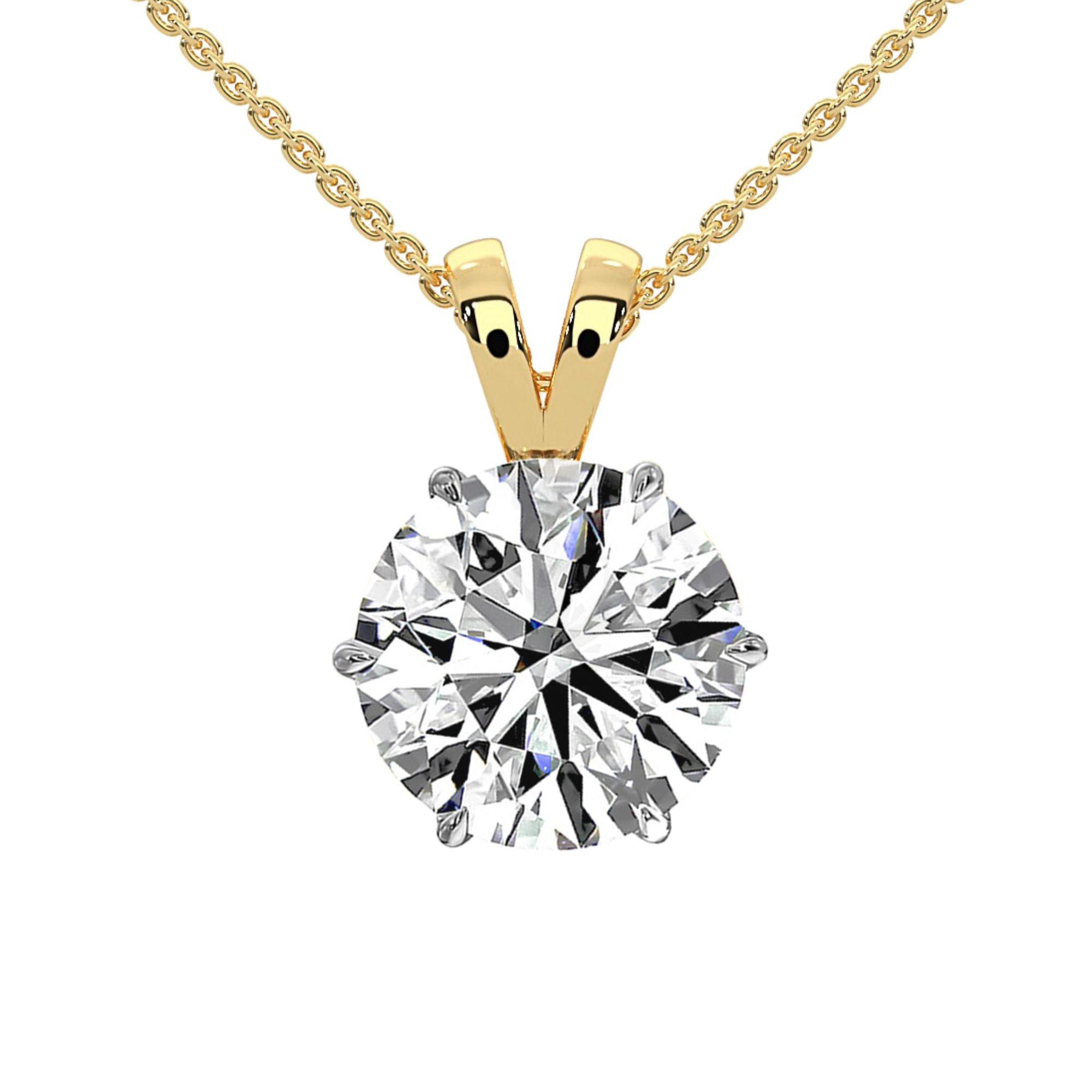 4-Carats (10.0 mm) Necklace