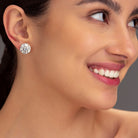 8-Carat MYZA Sterling Silver Earrings - MYZA 