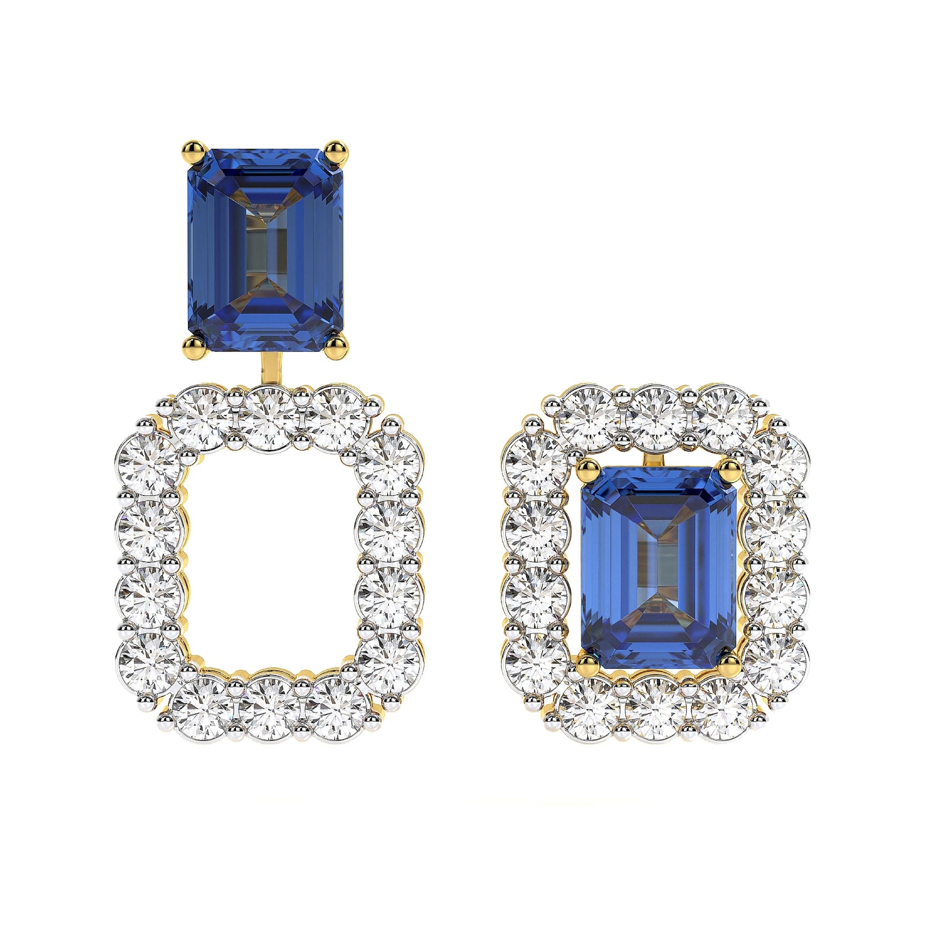 Carat (2 Carat Each x Pcs) Convertible MYZA IGI Certified Emerald