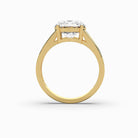 Discover the front view of MYZA’s 5-carat dual band ring featuring IGI certified lab-grown diamonds set in 18K hallmark gold. This stunning piece highlights the brilliance of the diamonds and the elegance of the dual-band design. Perfect for engagements, anniversaries, or as a luxurious gift, buy this eco-friendly ring today and experience the timeless beauty and sustainable craftsmanship that MYZA offers.