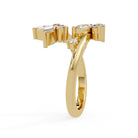 Shop MYZA 0.73 Ct Marquise Cut Lab-Grown Diamond Double Floral Ring in 18K Hallmarked Gold. IGI-certified, ethically crafted, BIS hallmarked. Free insured delivery across India.