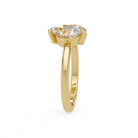 Shop MYZA's IGI Certified 2 Carat Pear Cut Lab-Grown Diamond Toi-et-Moi Ring in 18K Hallmarked Gold. Ethically grown, brilliantly crafted. Free shipping in India