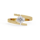 Shop MYZA's 1 Carat IGI Certified Princess Cut Lab-Grown Diamond Ring in 18K Hallmarked Gold. Ethical, brilliant & BIS certified. Free shipping across India.