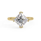 Shop MYZA's 2 Carat IGI Certified Princess Cut Lab-Grown Diamond Ring in 18K BIS Hallmarked Gold. Ethical, conflict-free luxury with certified brilliance.