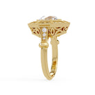Shop MYZA's 3 Carat IGI Certified Round Brilliant Lab-Grown Diamond Ring in 18K Hallmarked Gold. Ethically crafted, stunningly brilliant. Free shipping across India.