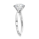 Diamond ring with a white background