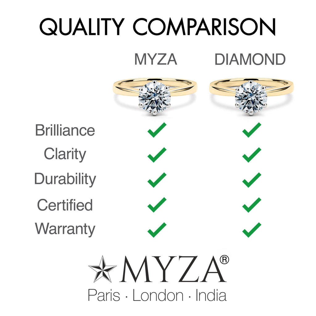 2-Carat MYZA Hallmark Gold Ring - MYZA 