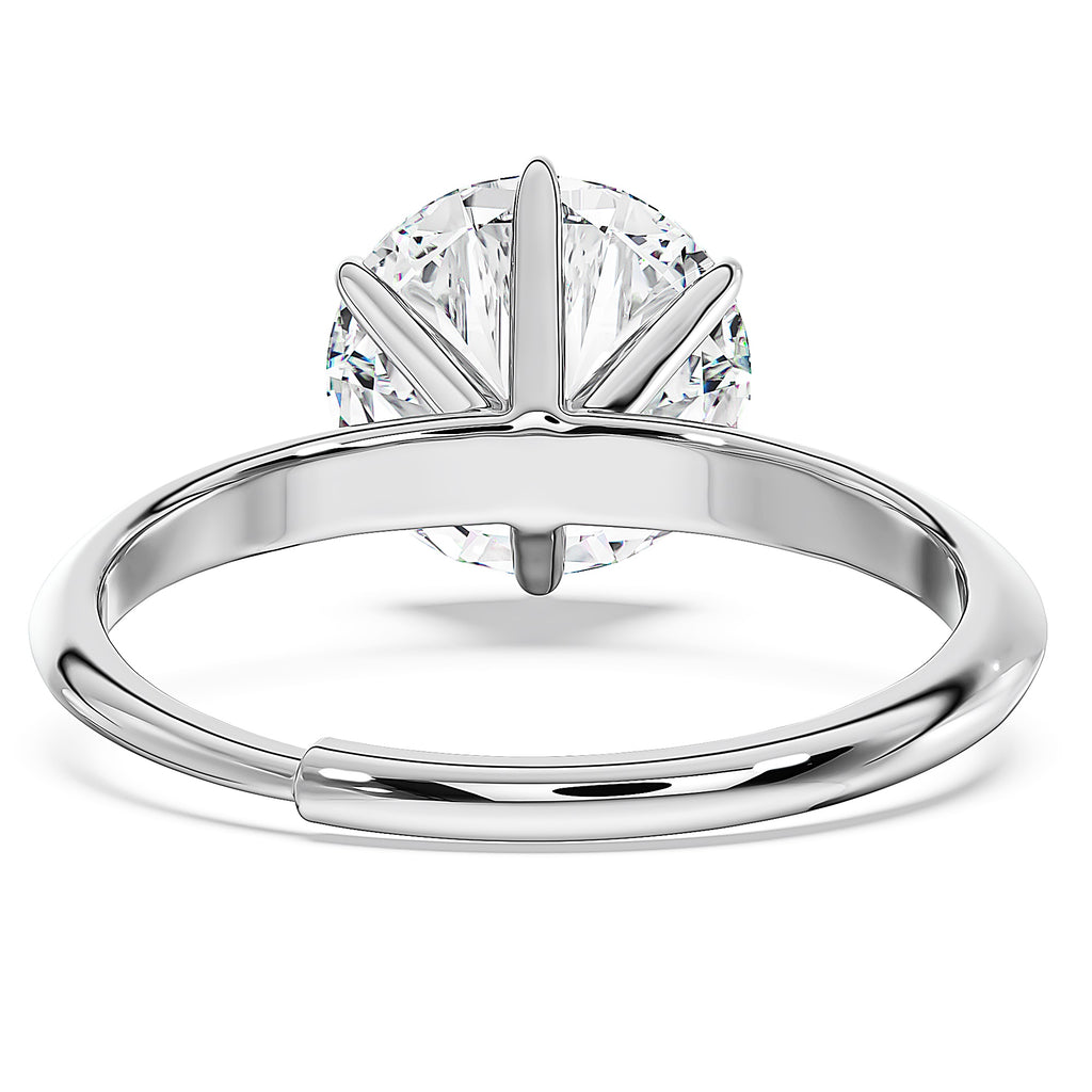 3-Carat MYZA Sterling Silver Necklace & Ring Combo - MYZA 