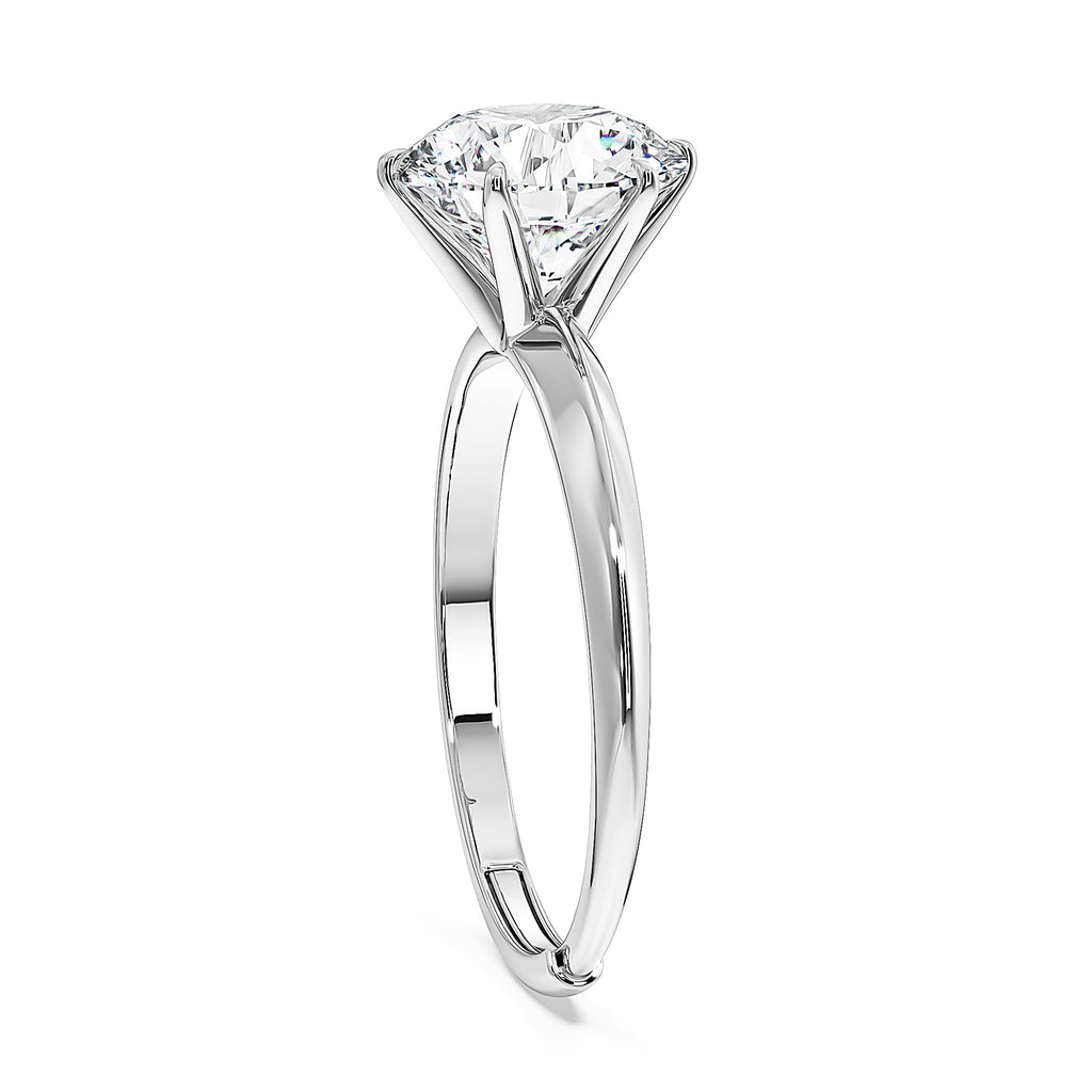3-Carat MYZA Sterling Silver Necklace, Earrings & Ring Combo - MYZA 