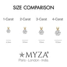 1-Carat MYZA Hallmark Gold Pendant - MYZA 