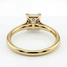 1 Carat MYZA IGI Certified Princess Cut Lab-Grown Diamond Ring in 18K Hallmarked Gold
