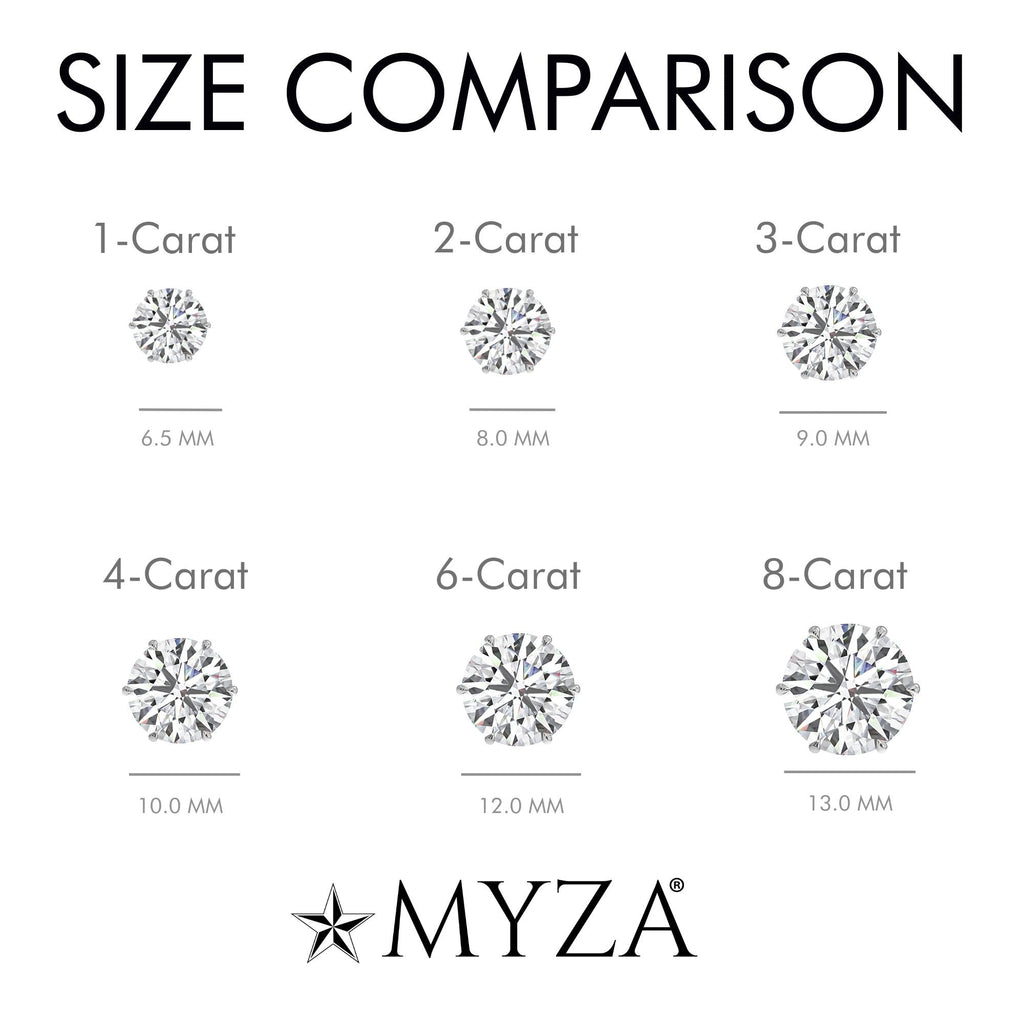 8-Carat MYZA Solitaire Only - MYZA 