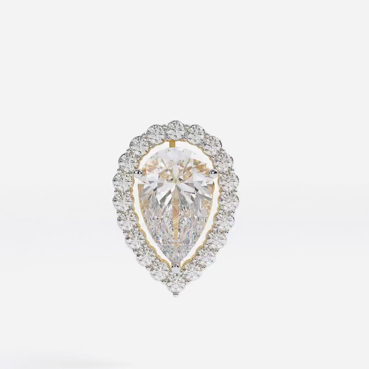 Convertible 1 to 4 Carats Each MYZA IGI Certified Lab-Grown Pear