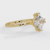 Shop MYZA's 2 Carat IGI Certified Princess Cut Lab-Grown Diamond Ring in 18K BIS Hallmarked Gold. Ethical, conflict-free luxury with certified brilliance.
