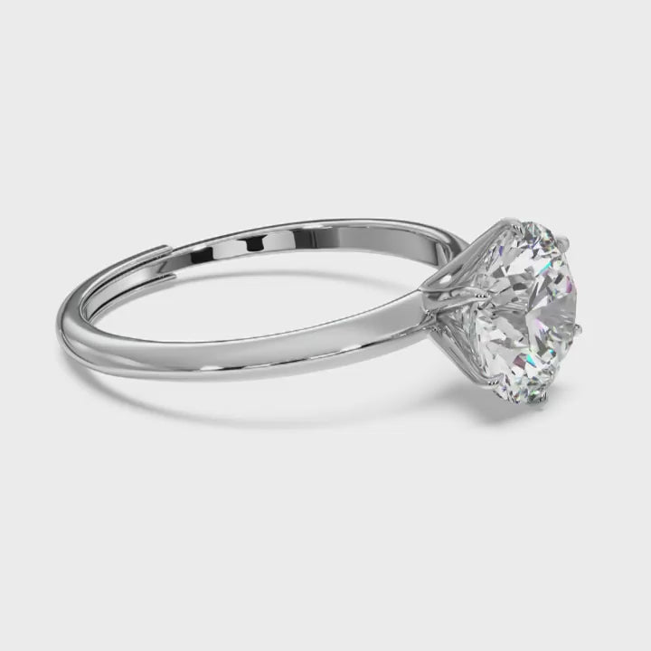 Diamond Solitaire Ring Video