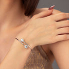 4 Carats (2-Carat x 2) MYZA Flexible Bracelet - MYZA 