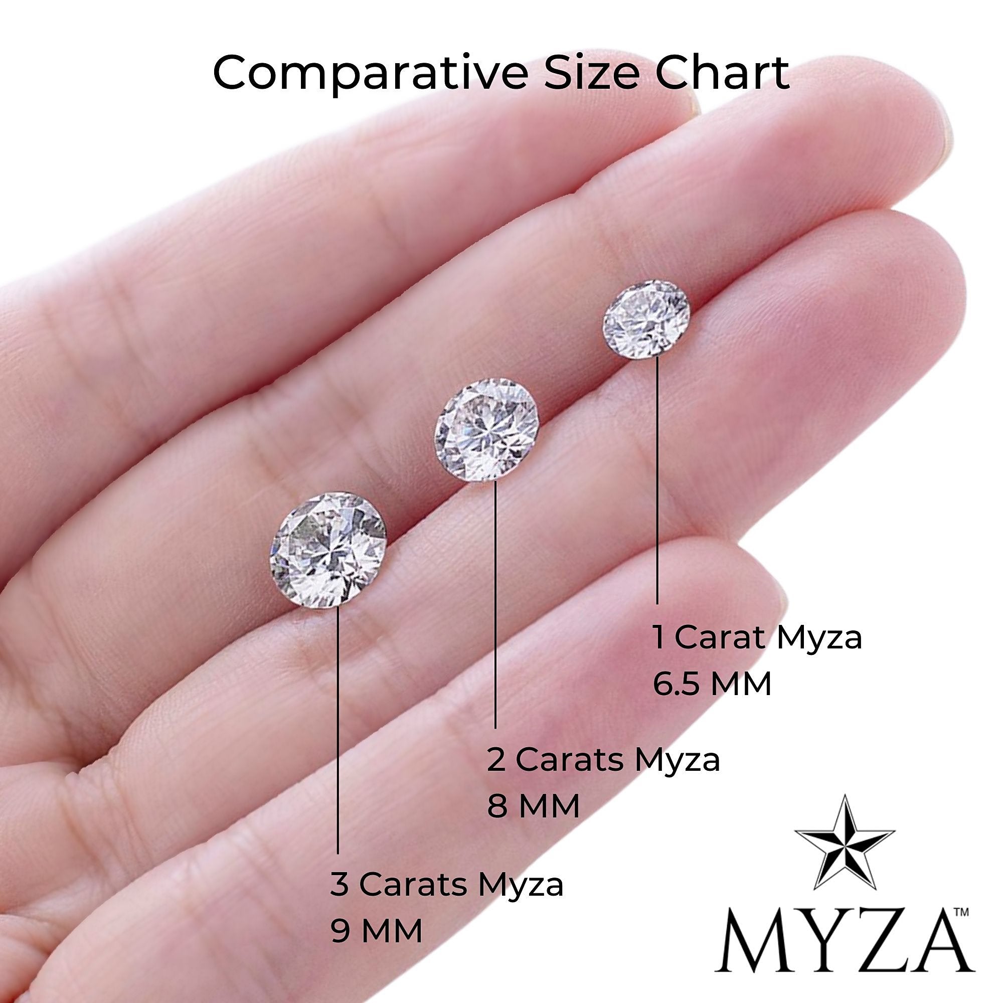 2 Carats (1-Carat x 2) MYZA Flexible Bracelet - MYZA 